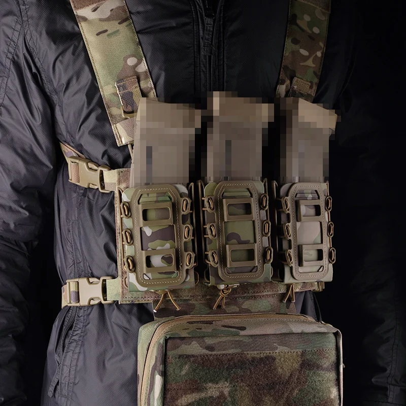 Tactical Airsoft 762 556 MAG Carrier Tactical Magazine Pouch Rifle M4 AK AR Soft Shell Scorpion MOLLE Quick Release Bag Holder