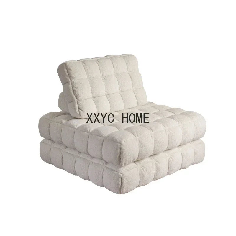 

Sofa Fabric Living Room Lazy People Can Lie and Sleep Single Small Apartment Simple Modern