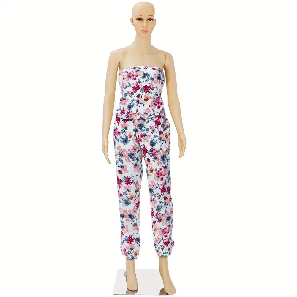

Female Mannequin PP Realistic Display Head Turns Full Body Dress Form w/ Base