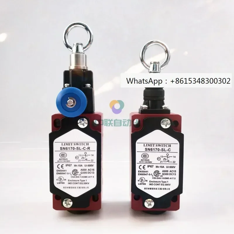 Pull rope switch SN2170/SN4170/SN6170-SL-C-R safety emergency stop switch Pull rope travel switch