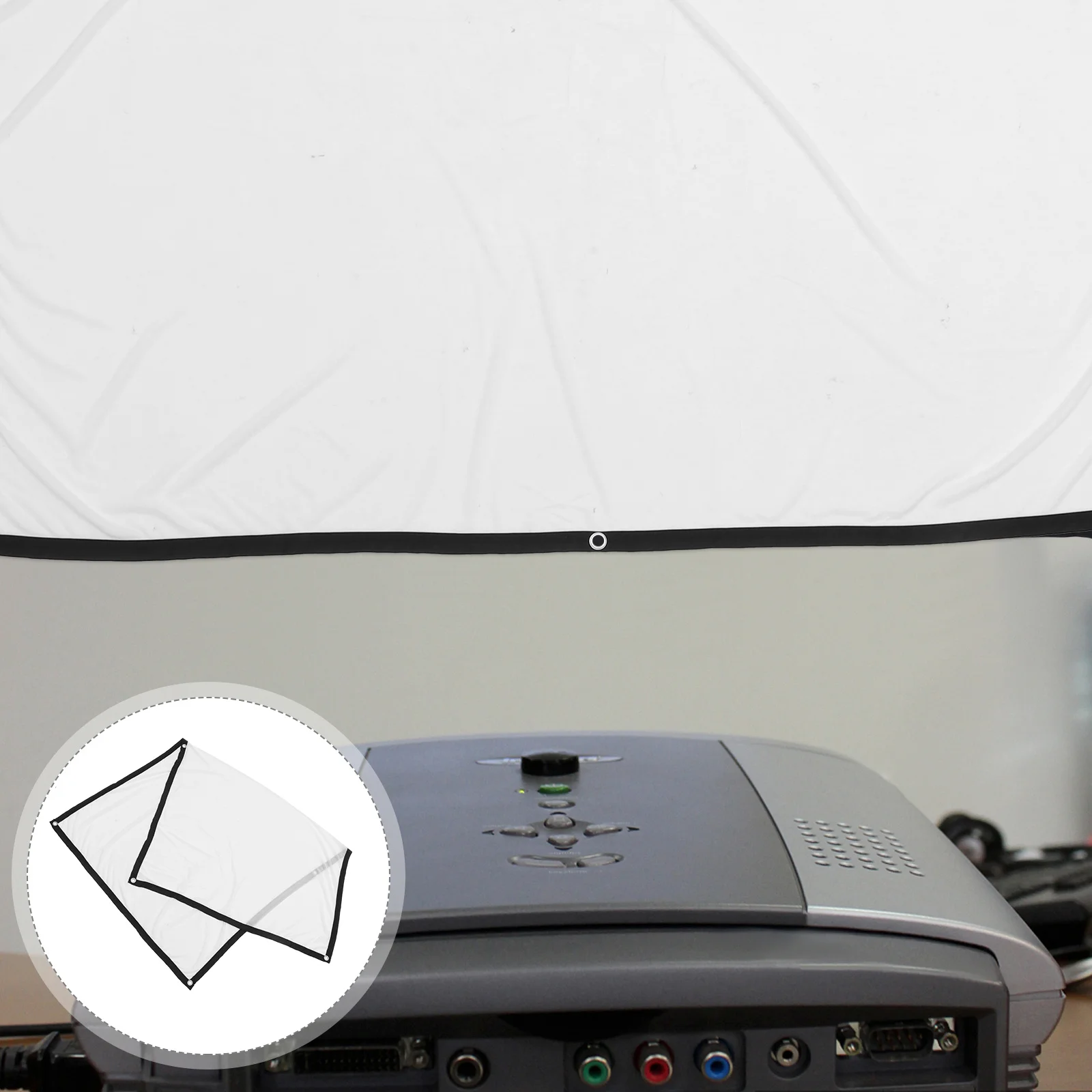 شاشة 72 بوصة 16:9 قابلة للطي ومحمولة عالية الدقة لشاشة عرض الفصل الدراسي والمكتب وحفلات التخييم في الهواء الطلق