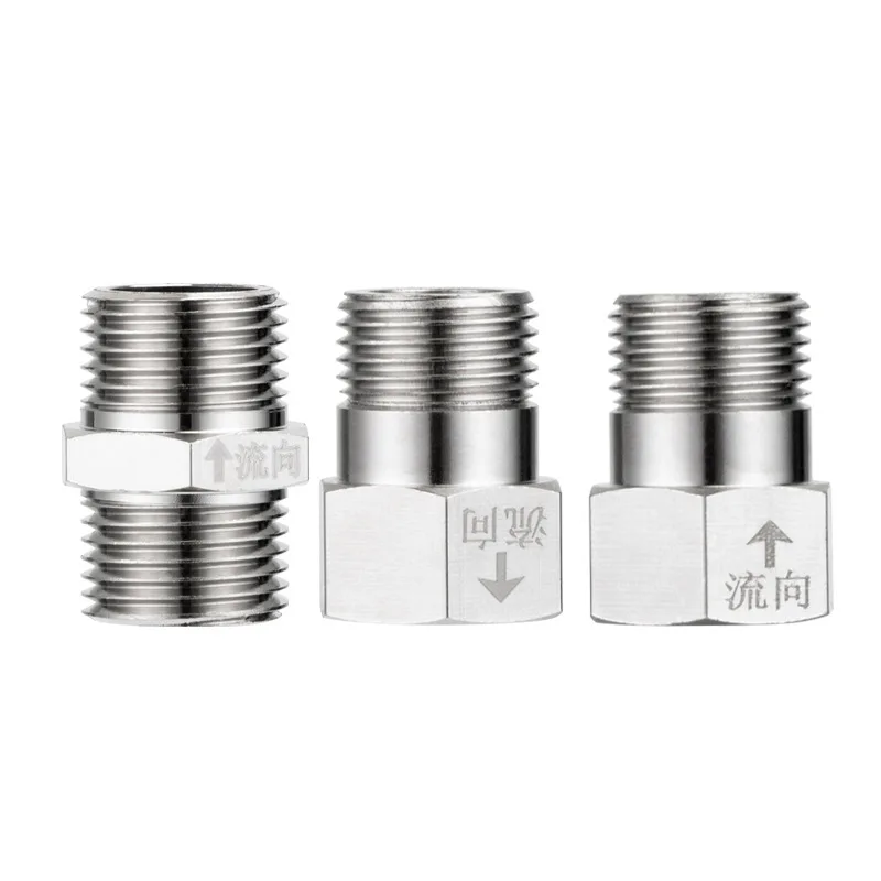 

1/2" BSP Male Female Thread Check Valve One Way Non-return Valve For Water Tank Water Heater Toilet Pipe Connector Home Hardware