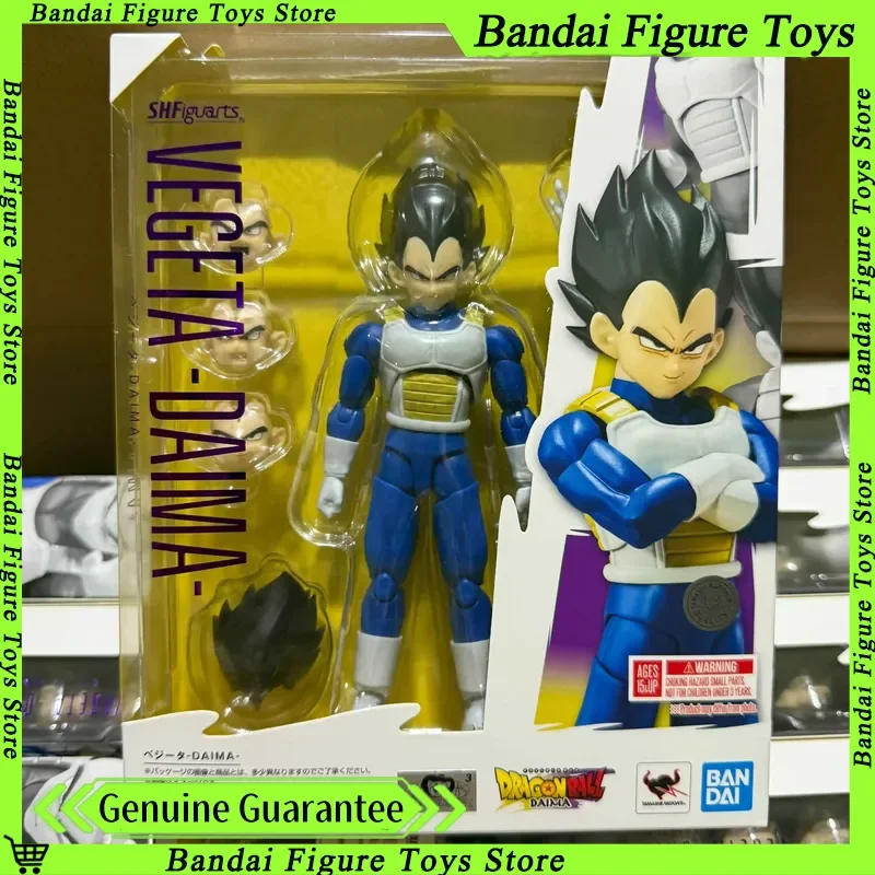 Bandai Original S.H.Figuarts Dragon Ball Vegeta figura de Anime Daima Pvc colección de figuras de acción KT estatua juguetes regalo de Navidad