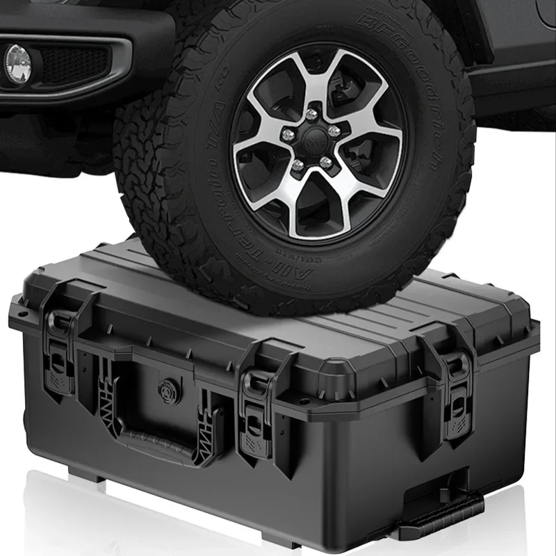 Industrial Grade Waterproof Portable Box Large-capacity Plastic Trolley Tool Case Shock-resistant Safety Protection Tool Case