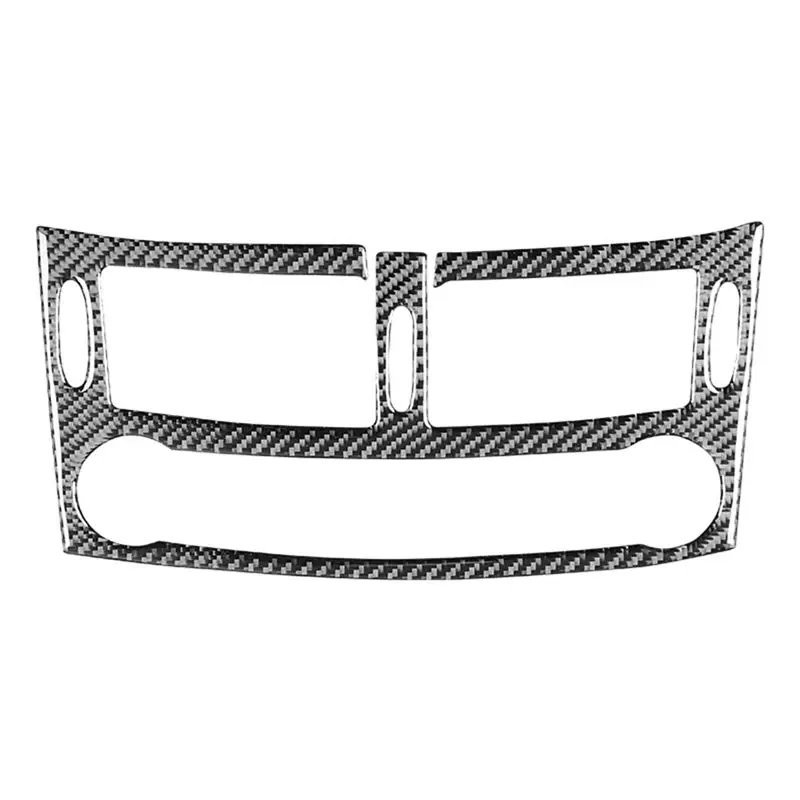

ABUI-Carbon Fiber For Mercedes Benz E-Class W211 2003-2009 Center Control Air Vent Outlet Cover Trim Accessories