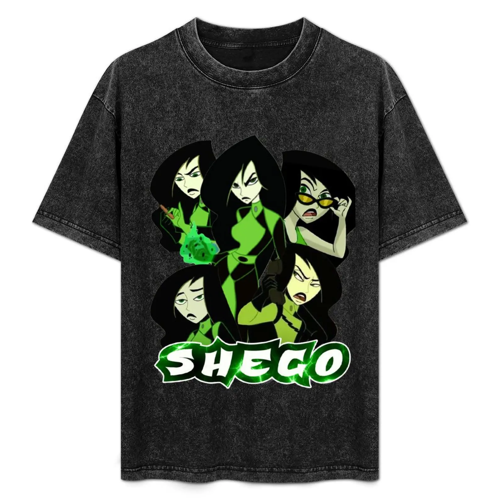 

Футболка Shego, повседневная свободная футболка с короткими рукавами