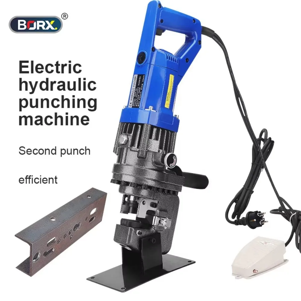 

Electric hydraulic punching machine Metal row punch hole tool copper iron and aluminum plate hole punch machine