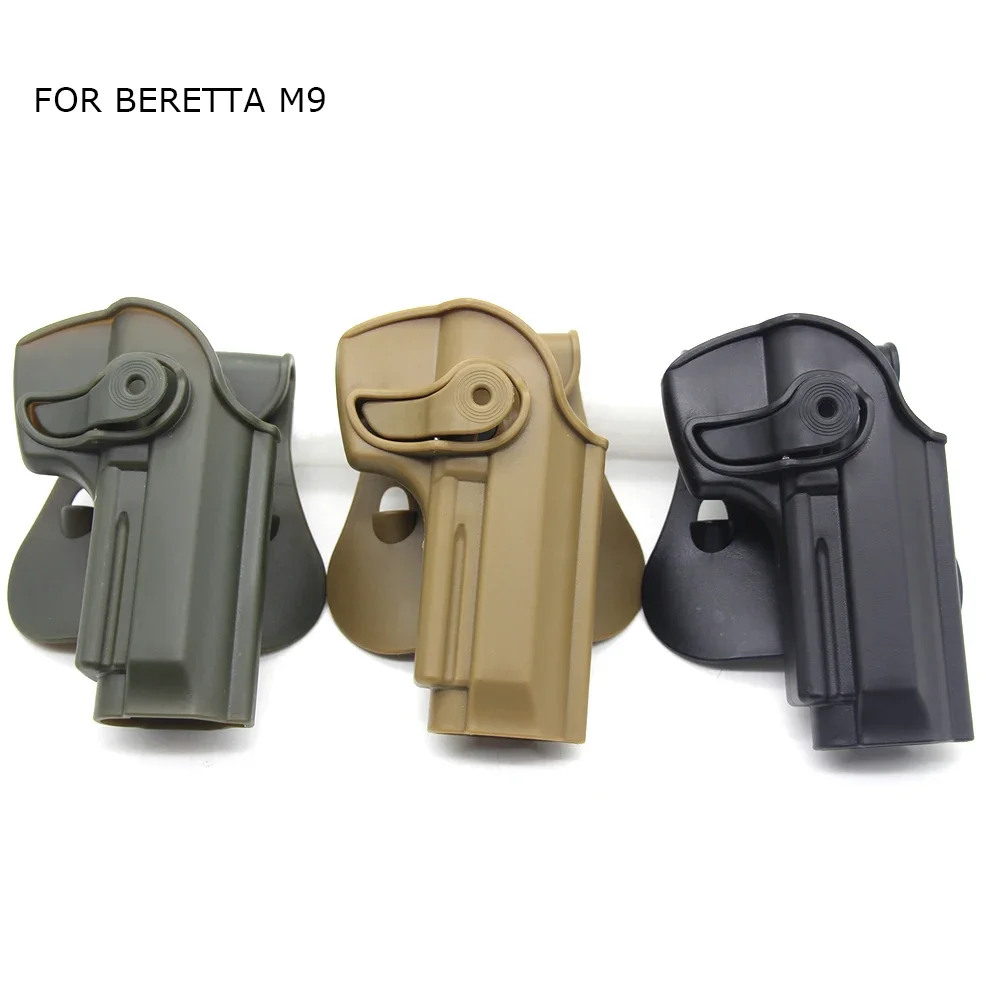 Tactical Pistol Paddle Holster Gun Holster for Glock 17 19,Colt 1911,Beretta M9,Beretta px4 Storm,Hunting Belt Holster