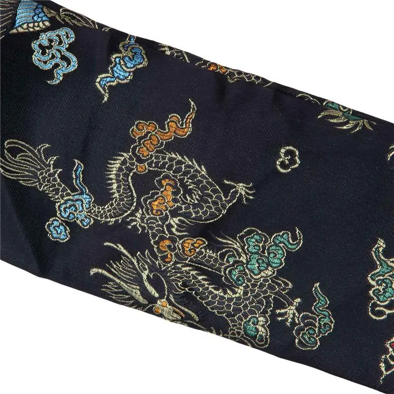 WOTT-6Pcs 135Cm Dragon And Phoenix Katana Samurai Sword Bag Tissu Black view 6