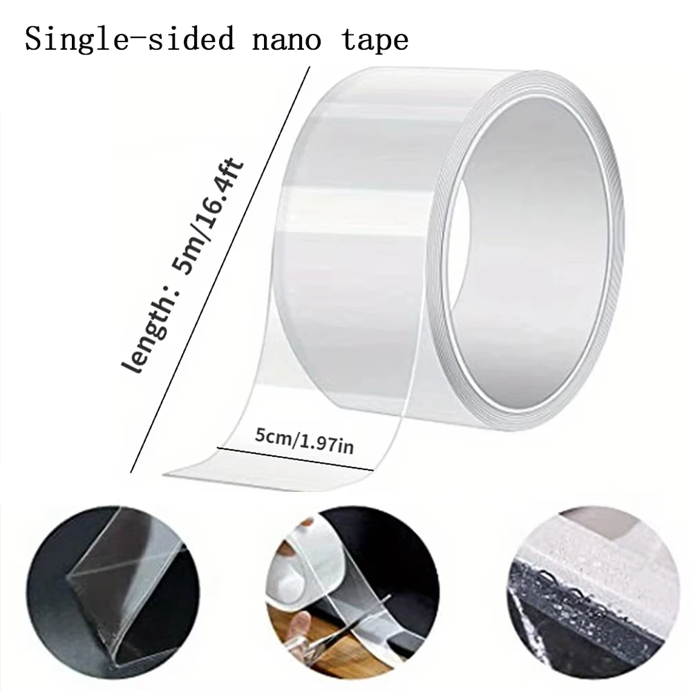 Nano cinta de un solo lado: sello de agua instantáneo para tuberías, baldosas y encimeras con fugas