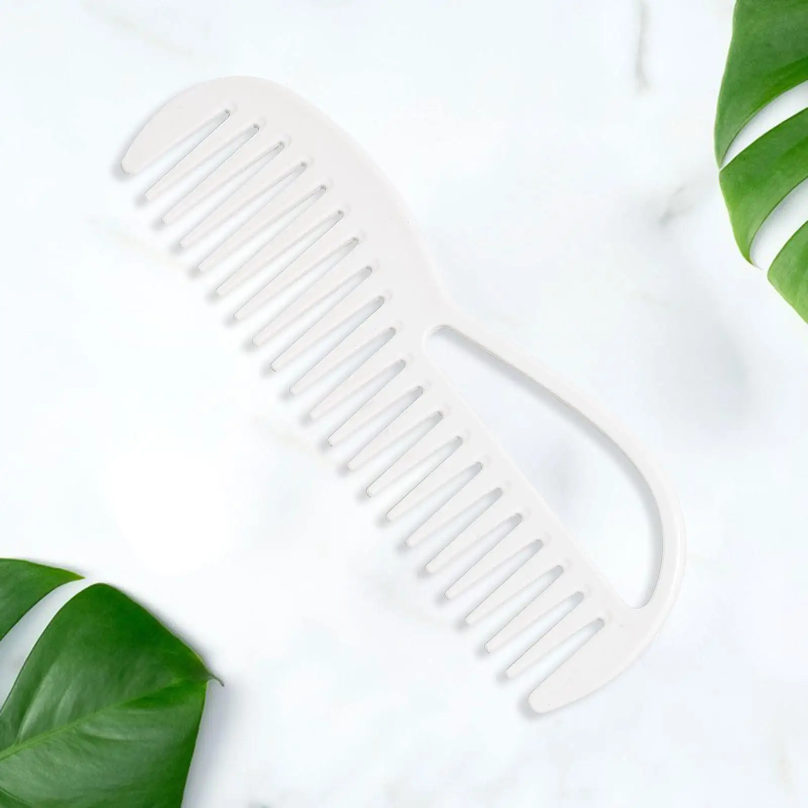 Wide Tooth Hair Comb Wet and Dry Hair Detangler Comb for Salon Hairstylist