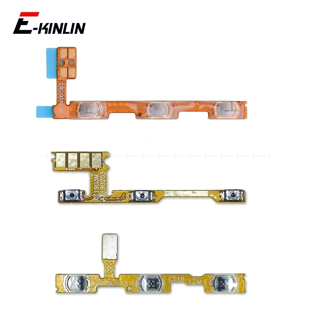 Switch Power ON OFF Key Mute Silent Volume Button Ribbon Flex Cable For XiaoMi Redmi Note 8 7 6 Pro 8T 8A 7A 6A S2 Parts