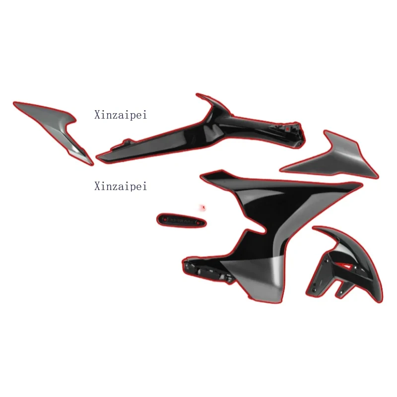 FOR CFMOTO 450SR 2022 2023 Zircon Black Motorcycle Body Shell Fairing 22-23 CF400-6 Protective Board Cover Original Accessories view 3