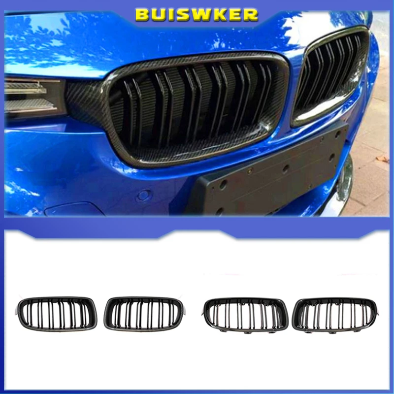 

For BMW F30 F31 F35 2012-2018 320i 325i 328i High Quality ABS Car Styling Front Kidney Grille Dual Slat Grille Auto Accessories