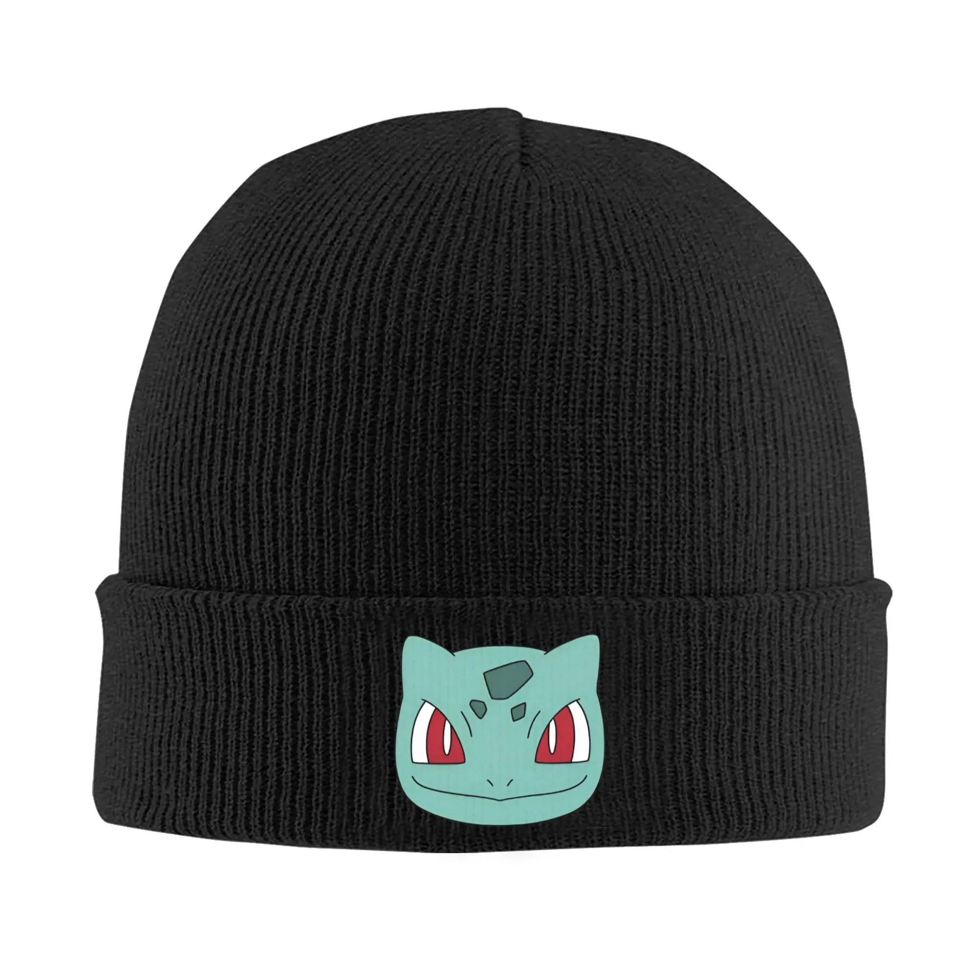 Pokemon Bulbasaur Game Cartoon Knitted Hat Beanies Winter Hat Warm Unisex Street Cute Anime Cap for Men Women  Gifts