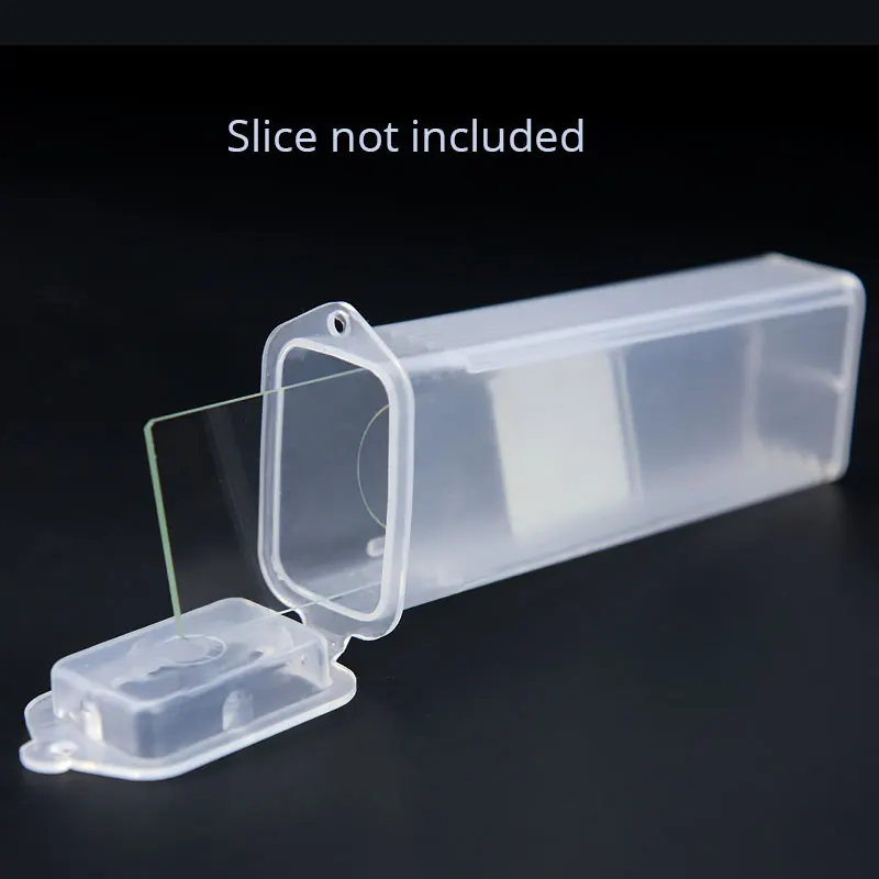 

5pcs Plastic Microscope Glass Slide Box Biological Slices Storage Case