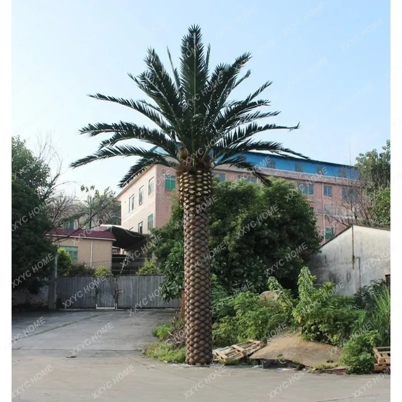 XXsimulated date palm tree fiberglass tree artificial landscape date palm outdoor