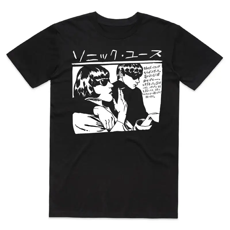 Men's Sonic Youth Japanese Black Goo T shirt