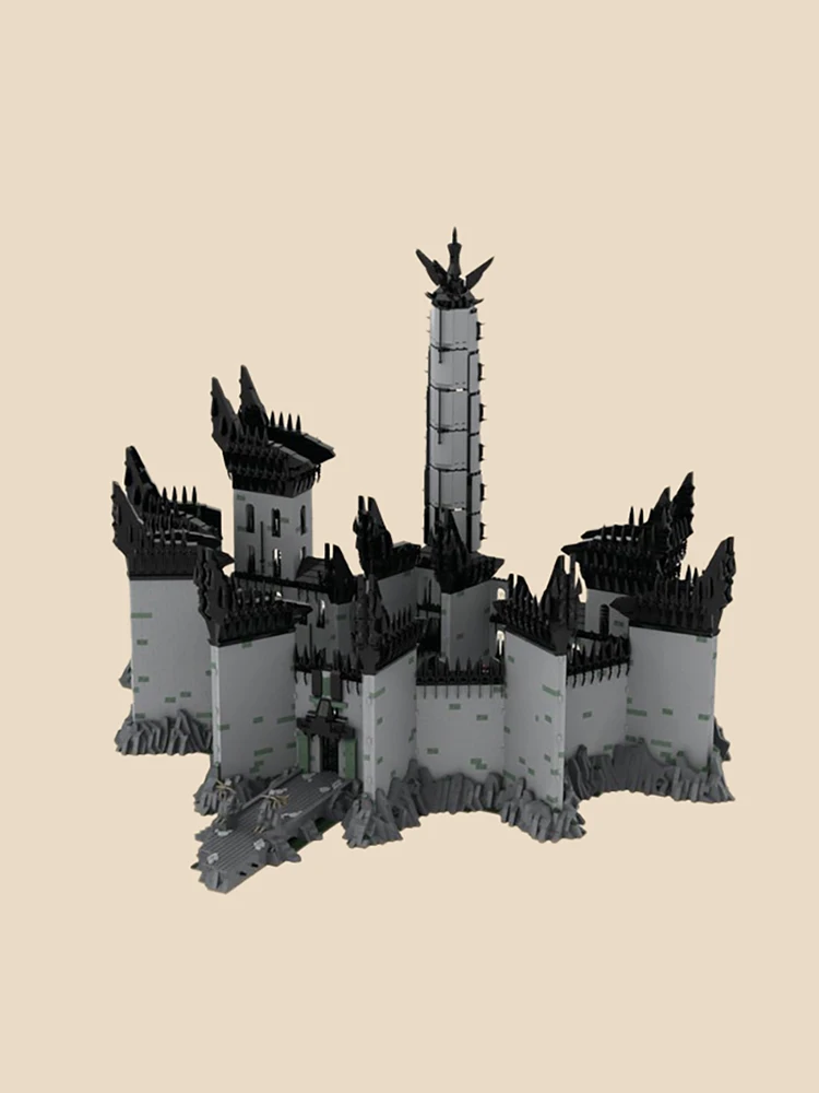 New 14045Pcs Famous The Rings Movie Series Moc Castle Base Model Building Blocks Diy Creative Ideas Bricks Toy Birthday Gifts