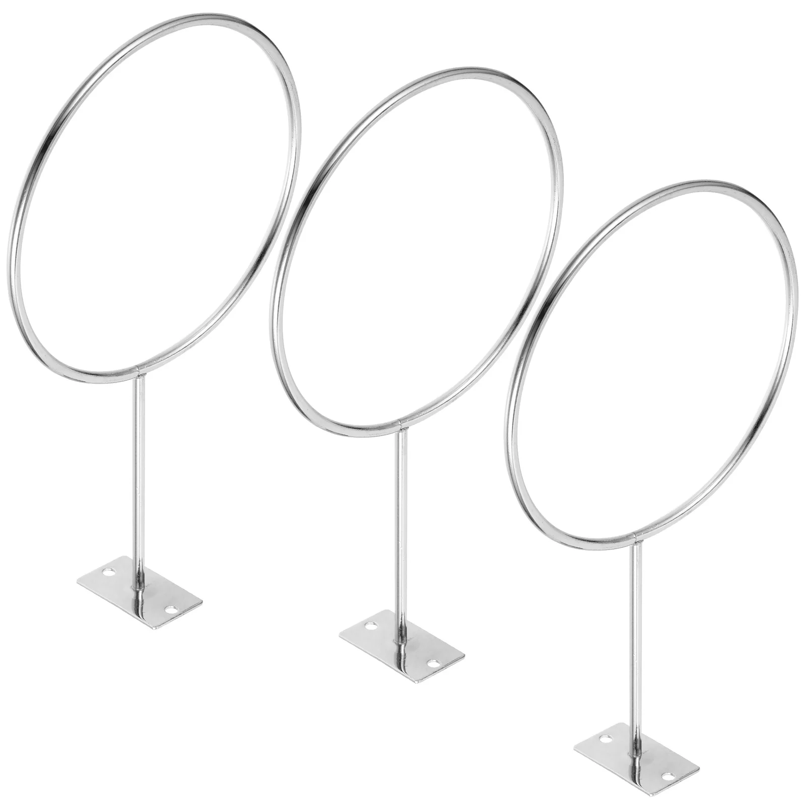 

3Pcs Basketball Racks Wall Mount Storage Holders Durable Iron Material Organize Sports Balls Home Mall Exhibition