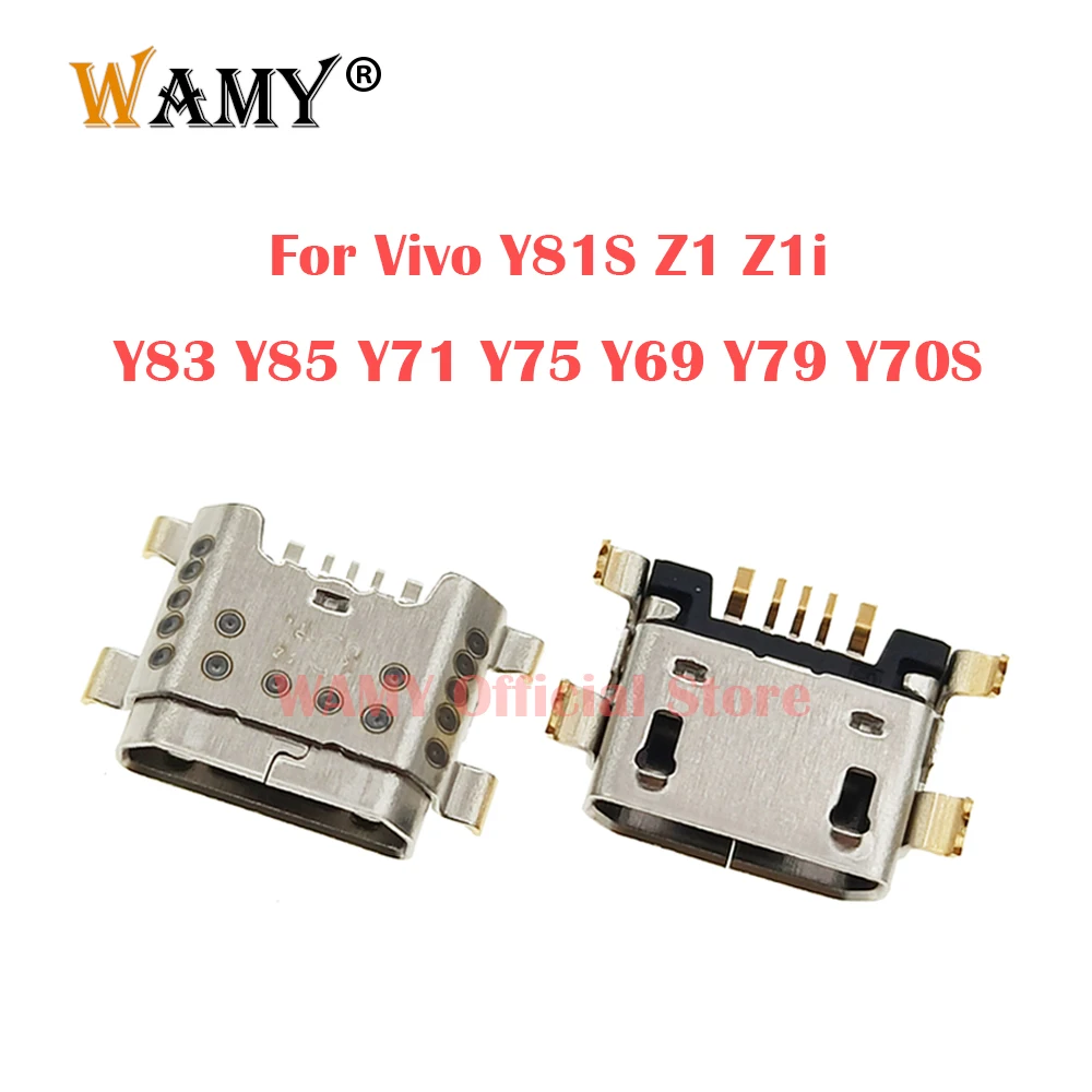WAMY Micro USB Charging Dock Port Connector Charger Socket Power Plug For Vivo Y81S Z1 Z1i Y83 Y85 Y71 Y75 Y69 Y79 Y70S