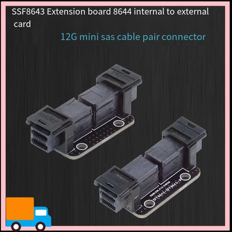

Professional PCI-Express 4.0 Adapter Mini SAS HD SFF-8643 Female To SFF-8643 Female SFF-8643 Adapter
