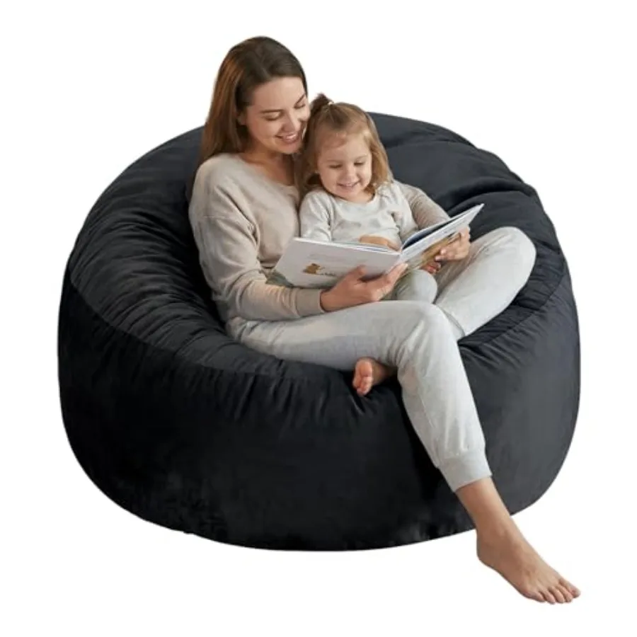 

Большие кресла-мешки для взрослых/подростков с наполнителем из пены с эффектом памяти, диван-мешок с наполнителем в комплекте, мягкая ткань из голландского вельвета.