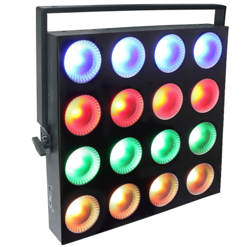 

Профессиональный заказ 16X30W COB RGB 3in1 светодиодный матричный блиндер для сцены дискотеки