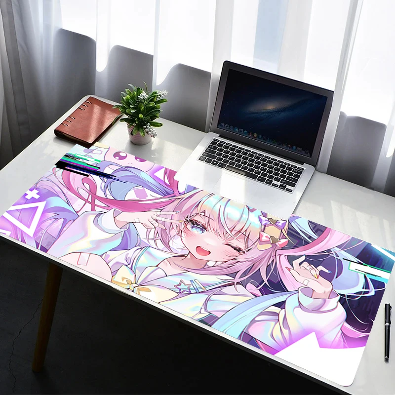 Mouse Pad Laptop Rubber Extended Desktop Mat Computer Gamer HD Mousepad PC N-NEEDY GIRL OVERDOSE Gaming Accessories Keyboard Pad