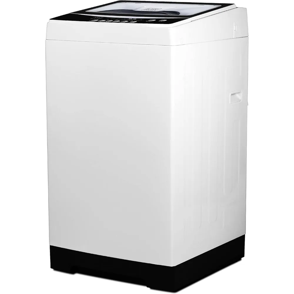Small Portable Washer, Washing Machine for Household Use, Portable Washer 3.0 Cu. Ft., Transparent Lid & LED Display