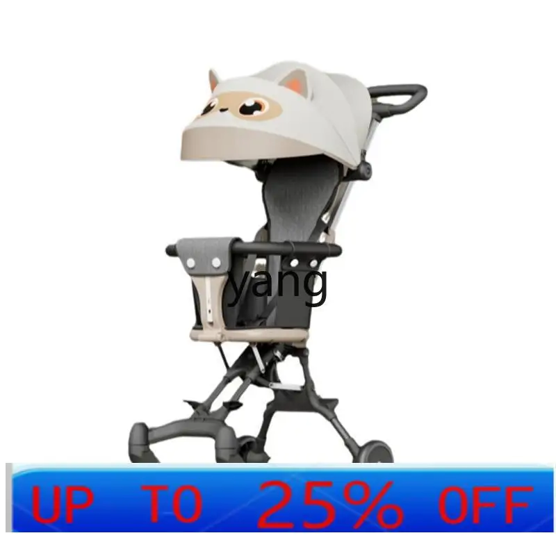 

CX Baby Four-Wheel Trolley Lightweight Outdoor Park Baby Walking Tool One-Click Folding