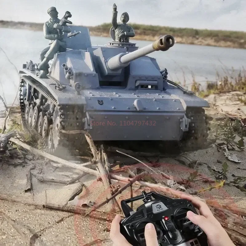 헝롱 독일 Panzer III F8 RC 탱크는 사실적인 성능과 내구성을 결합하여 흥미롭고 몰입감 있는 경험을 제공합니다.