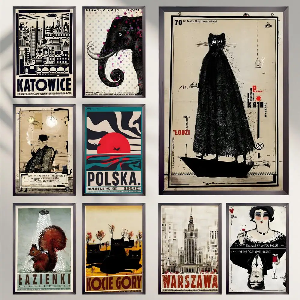 R-Ryszard ArtistKaja Poster HD Versatile Waterproof Wall Decor Self Adhesive Perfect for Any Room & Ideal Gift