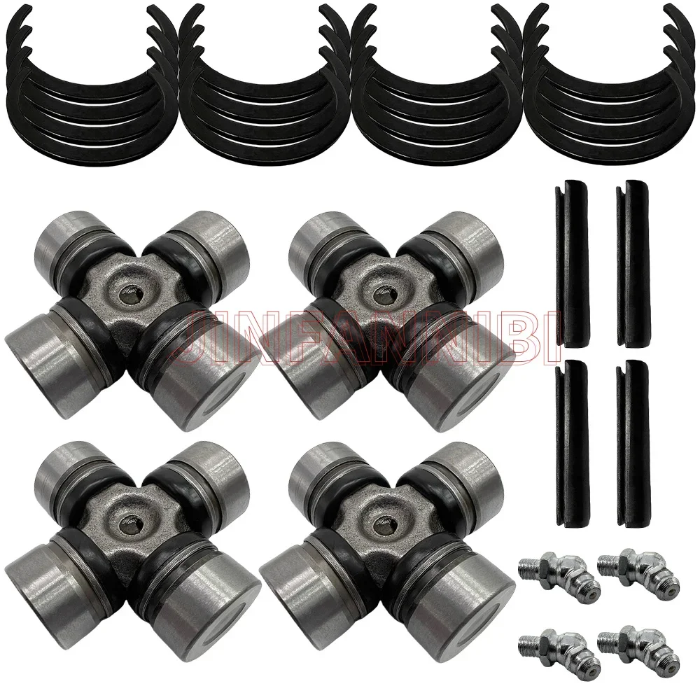 4 Set Front & Rear Prop Shaft U-Joint for Polaris Sportsman 550 600 700 800 850