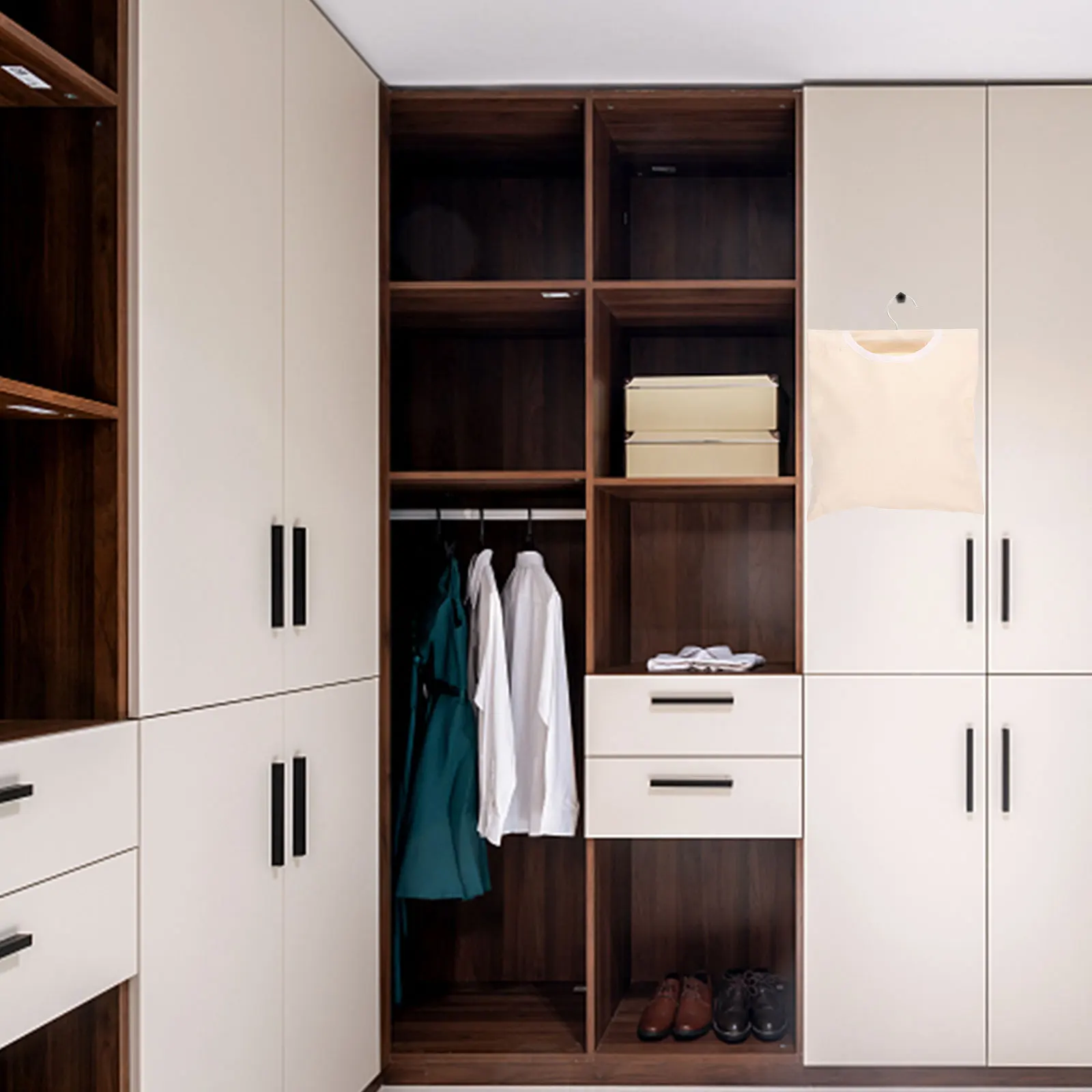 

1pcs Clothespin Bag Hanging Storage Organizer 360° Rotatable Hook Portable Kitchen Vegetable Fruit Underwear Socks Holder For