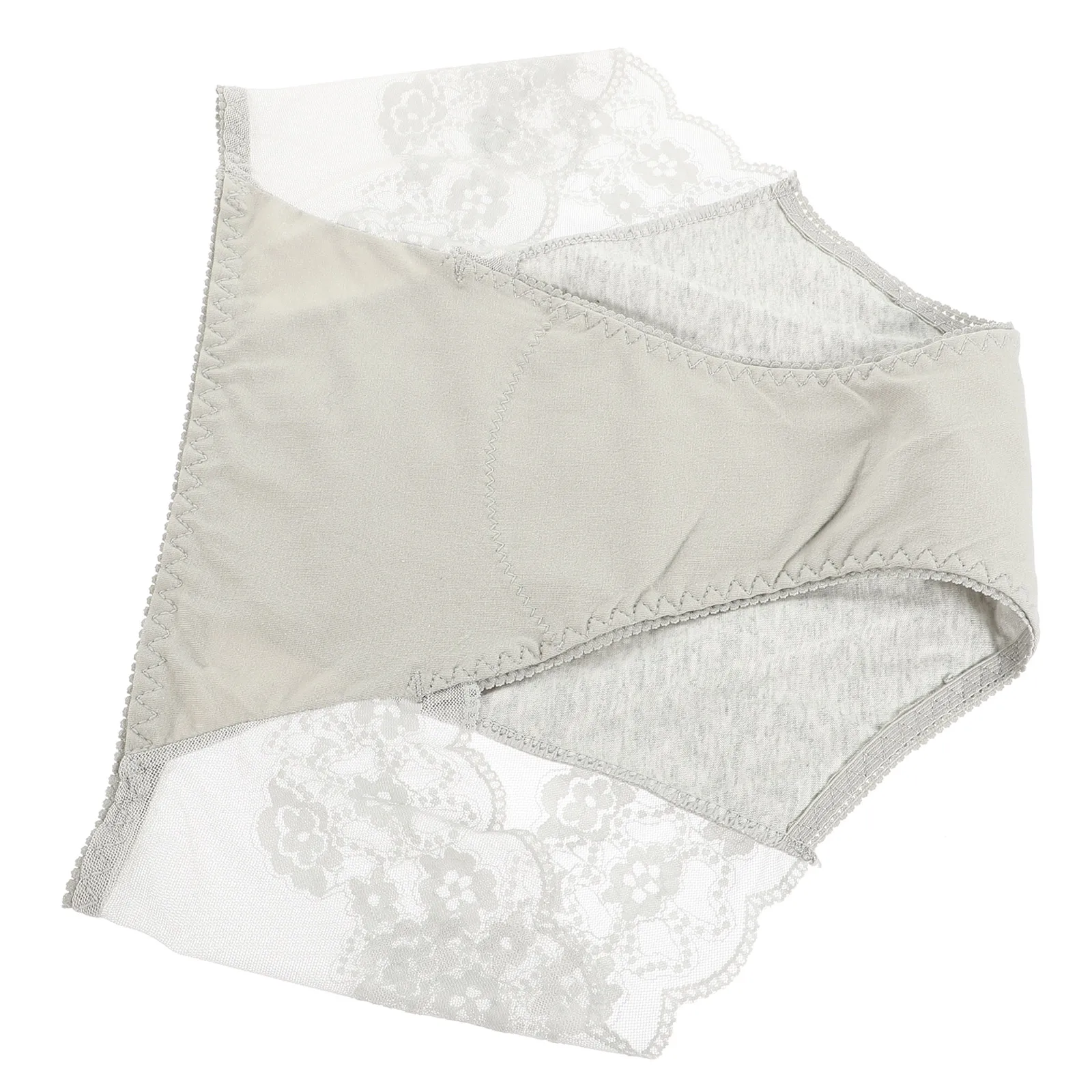 

1pc Anti-side Leakage Physiological Pants Gray L 95-115 Pounds Women Period Briefs Menstruation Panties Breathable Reusable