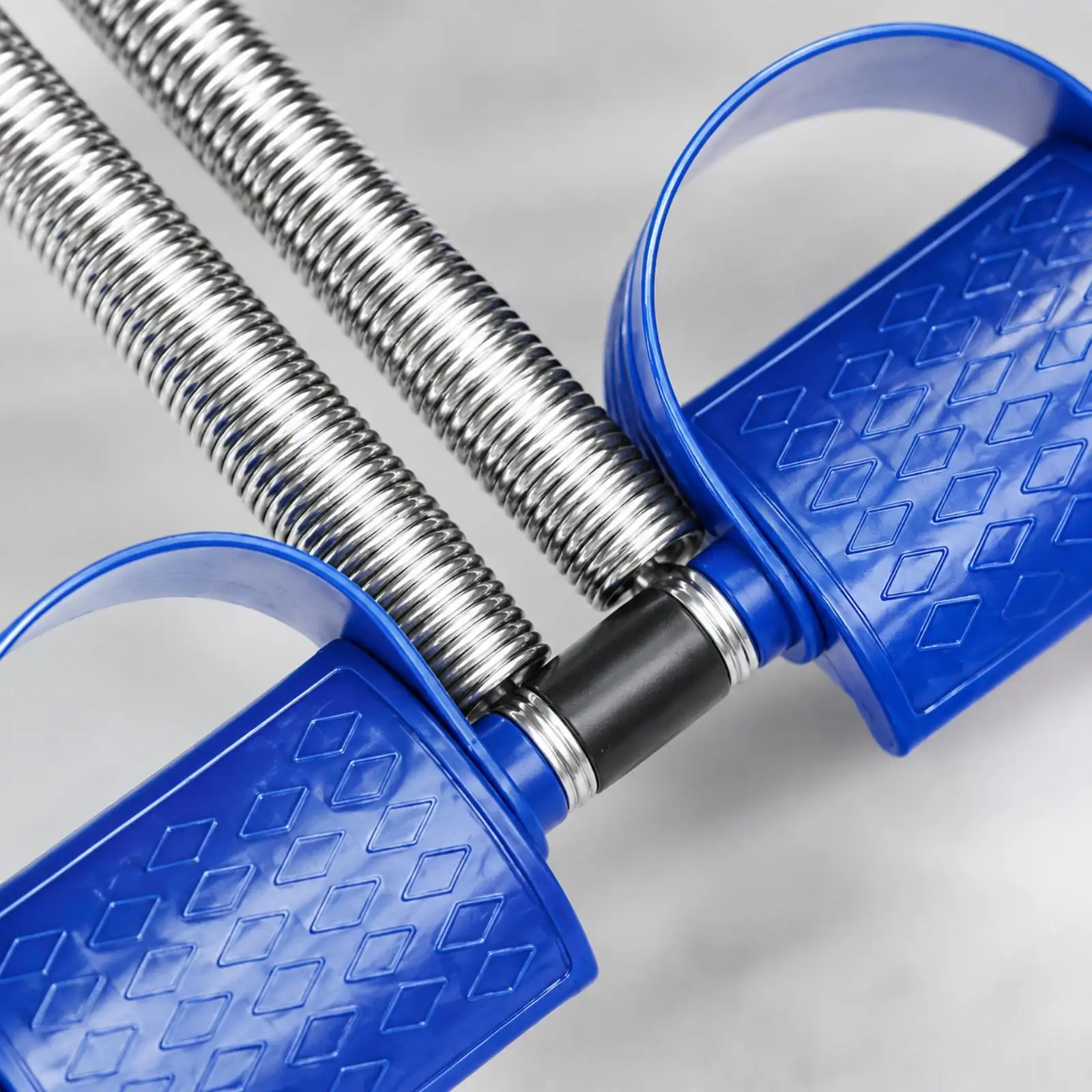 Compact Home Leg Stretcher with Textured Handlebars for Safe Low Impact Strength Conditioning