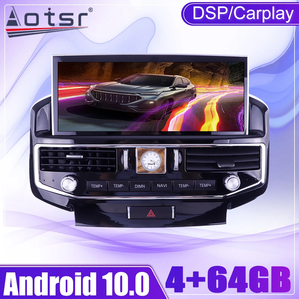 

For TOYOTA LAND CRUISER 200 LC200 2007 - 2020 Android Car Multimedia Tape Radio Recorder Player Stereo GPS Navi Audio Head Unit