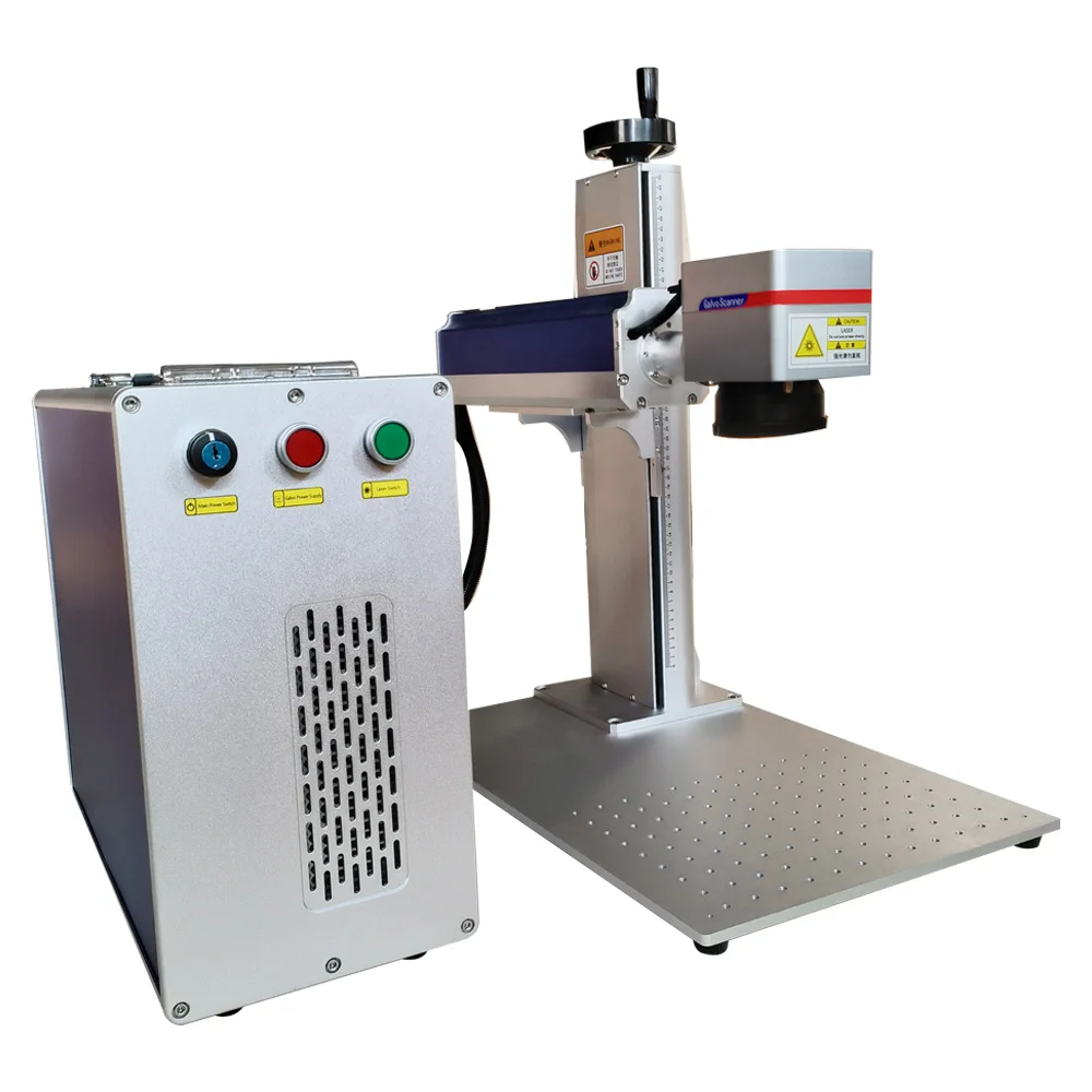 Portable Fiber Laser Marking Machine For Home Use Easy To Operate Air Cooling Laser Marker