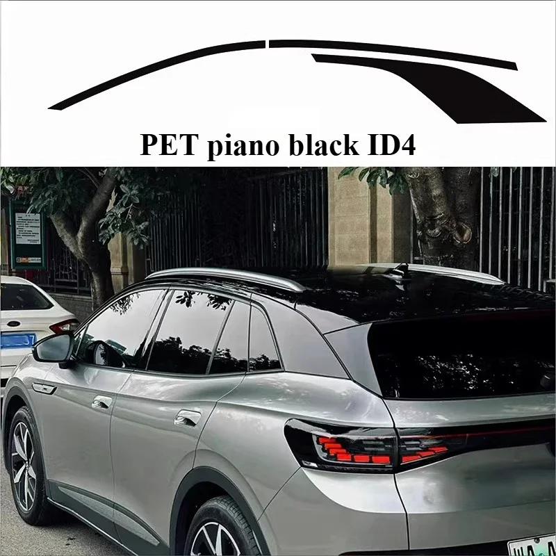 

For Volkswagen ID4ID6 ID3 Suspended Roof Decoration Sticker Body Piano Black Protective Film Blackened Modified Film