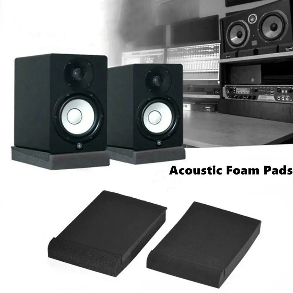 Bantalan Speaker Subwoofer Panel Isolasi Speaker Bantalan Isolasi Bantalan Monitor Studio Speaker Busa Akustik Speaker Spons