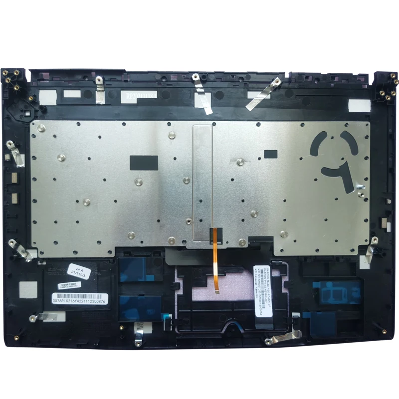 Imagem -05 - para Msi Gf63 8rc 8rd Ms16r1 r2 r3 r4 r5 r6 Russo ru Eua Espanhol Teclado do Portátil com o Resto de Mãos Capa Superior Backlit Novo
