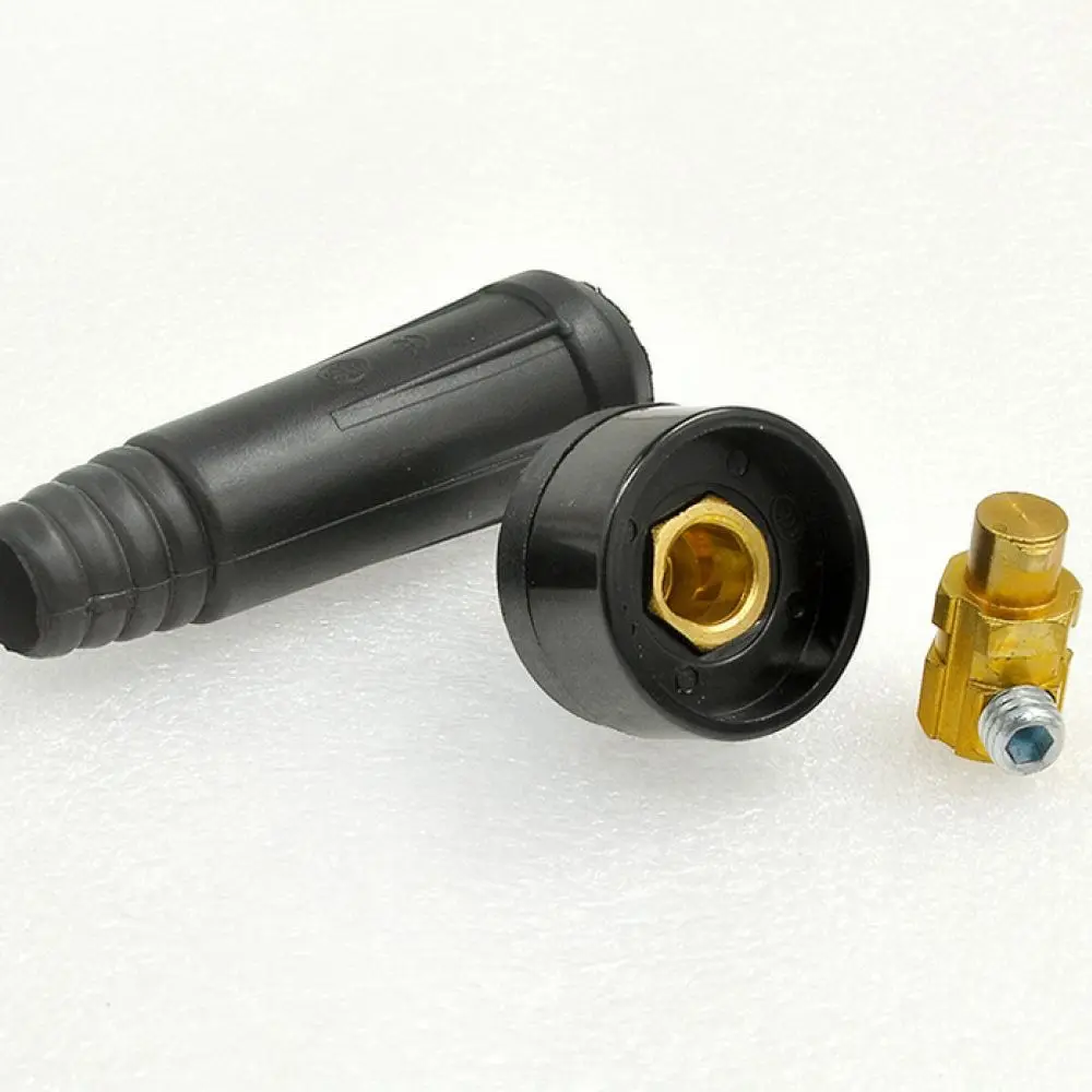 For For ZhengTongDa DKJ10 25 European Style Quick Connector Plug Socket For Argon Arc Welding Power Supply Welding Applicator