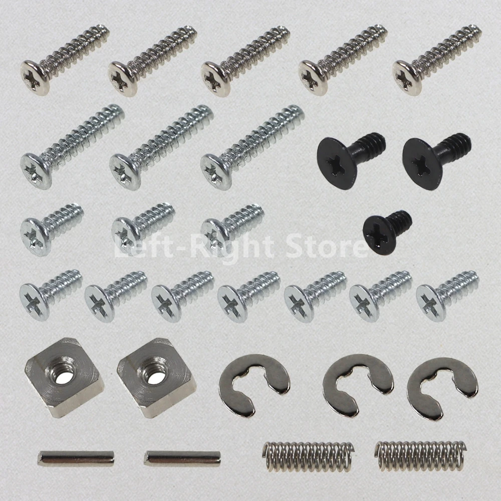 30 set di viti complete + molla LR + pilastro in metallo per parti di riparazione viti Nintend 3DSXL 3DSLL 3DS XL LL