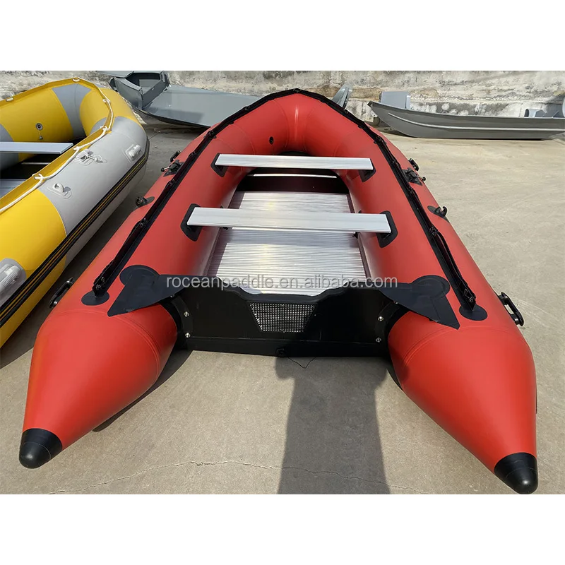 

Wholesale Folding Inflatable Boat Hot Selling PVC Inflatable Fishing Boat Portable Foldable Rowing Boat
