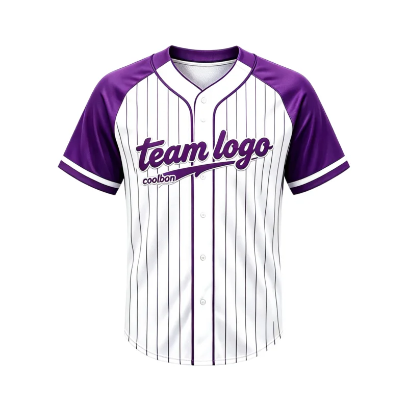 5PCS Full Button Spirit Baseball Jersey Sublimated Team Name & Number Custom Design Your Own Baseball Uniform Sportswear