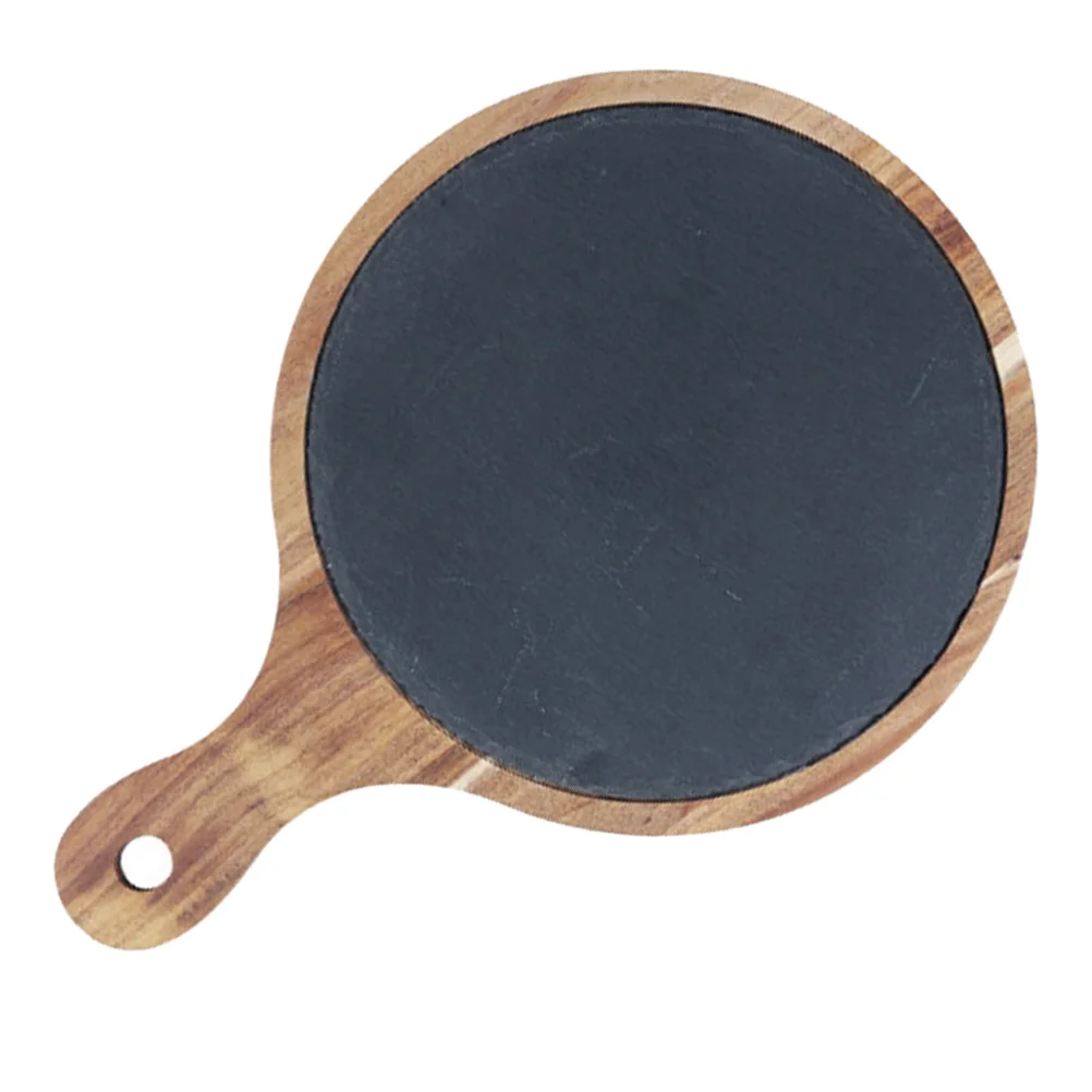 

1pc Wooden Serving Tray Dessert Plate Sushi Steak Holder Anti-Scald Storage Plate Environmentally Friendly Kitchen Supply