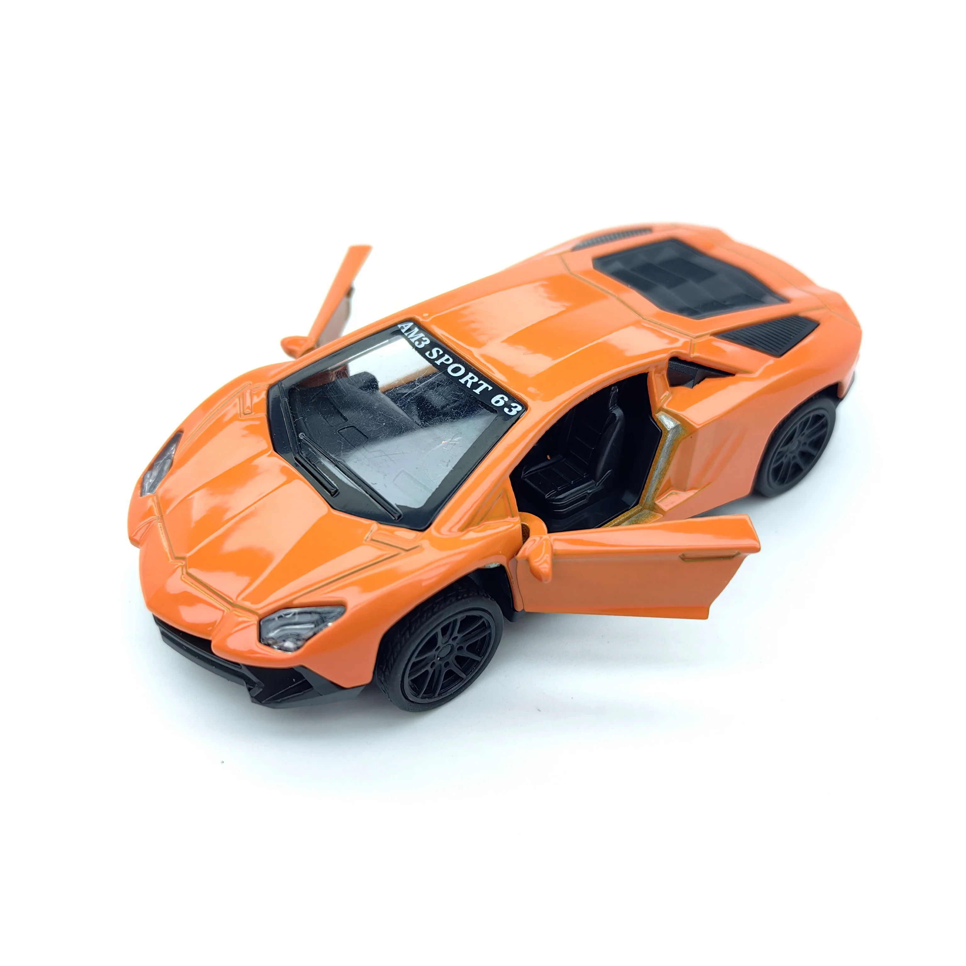 Porte d'ouverture, jouet à inertie, voiture de course, nouveau modèle de voiture de sport en alliage, Mini voiture rétractable pour garçons