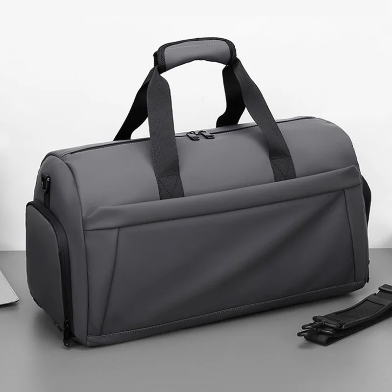 

Сумка для тренажерного зала и фитнеса с карманом для обуви, дорожная сумка через плечо для поездок на короткие расстояния, большая сумка-тоут для сухого и влажного спорта на открытом воздухе