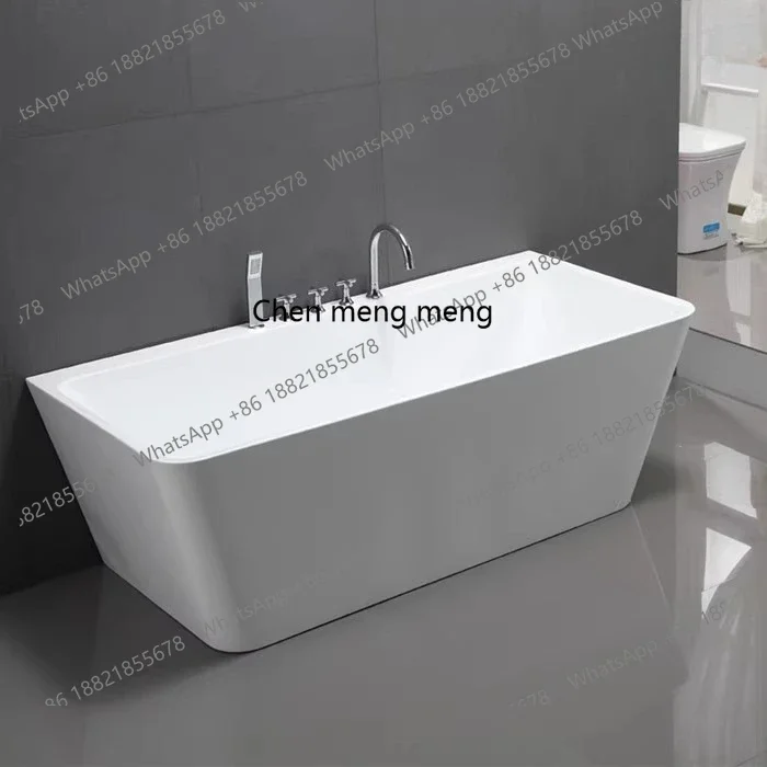 X  Shabo edge with faucet, freestanding, bathtub, long acrylic, bathtub